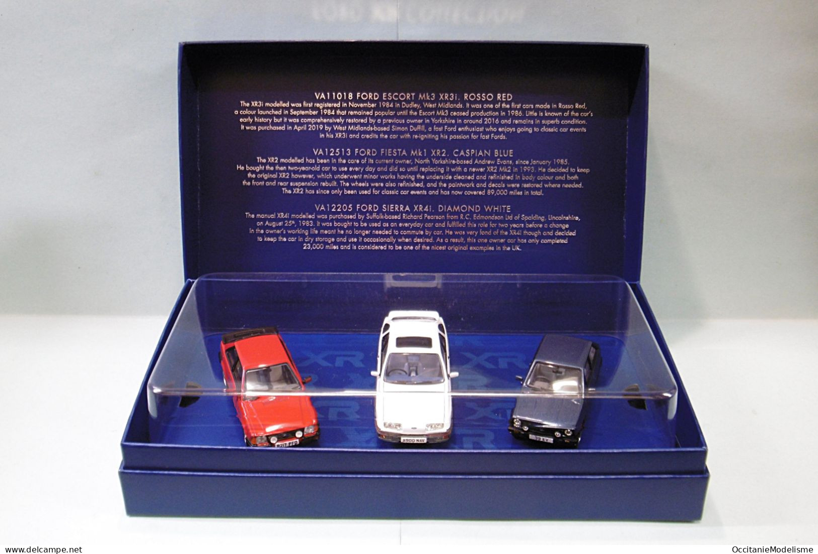 Corgi - Coffret 3 FORD XR - ESCORT + FIESTA + SIERRA réf. VC01301 Neuf NBO 1/43