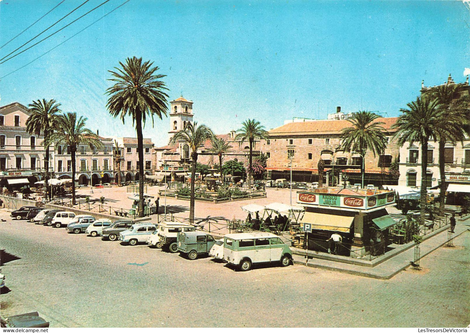 ESPAGNE - Merida - Vue Sur La Place D'Espagne - Colorisé - Carte Postale - Mérida