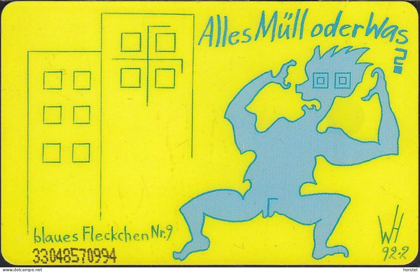 GERMANY K96/93 Art Cart Nr.1 - W.J. Herrmann  - Alles Müll Oder Was ? - K-Serie : Serie Clienti