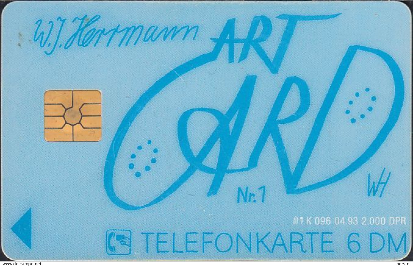 GERMANY K96/93 Art Cart Nr.1 - W.J. Herrmann  - Alles Müll Oder Was ? - K-Serie : Serie Clienti