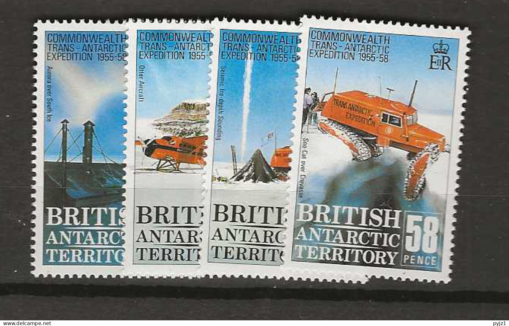 1988 MNH British Antactic Territory, Mi 148-51 Postfris** - Neufs