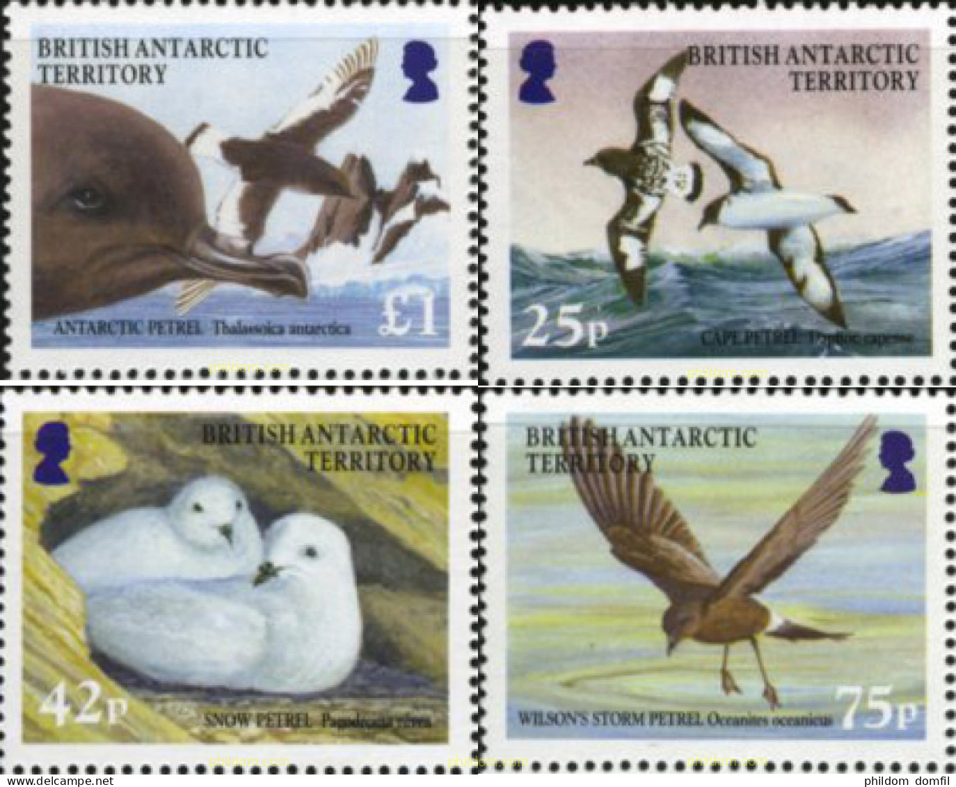 175107 MNH ANTARTIDA BRITANICA 2005 FAUNA PROTEGIDA. PAJAROS - Unused Stamps
