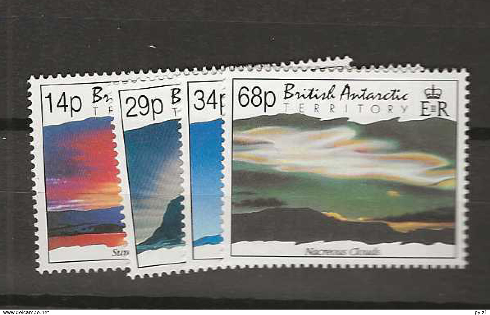 1992 MNH British Antactic Territory, Mi 199-202 Postfris** - Nuevos