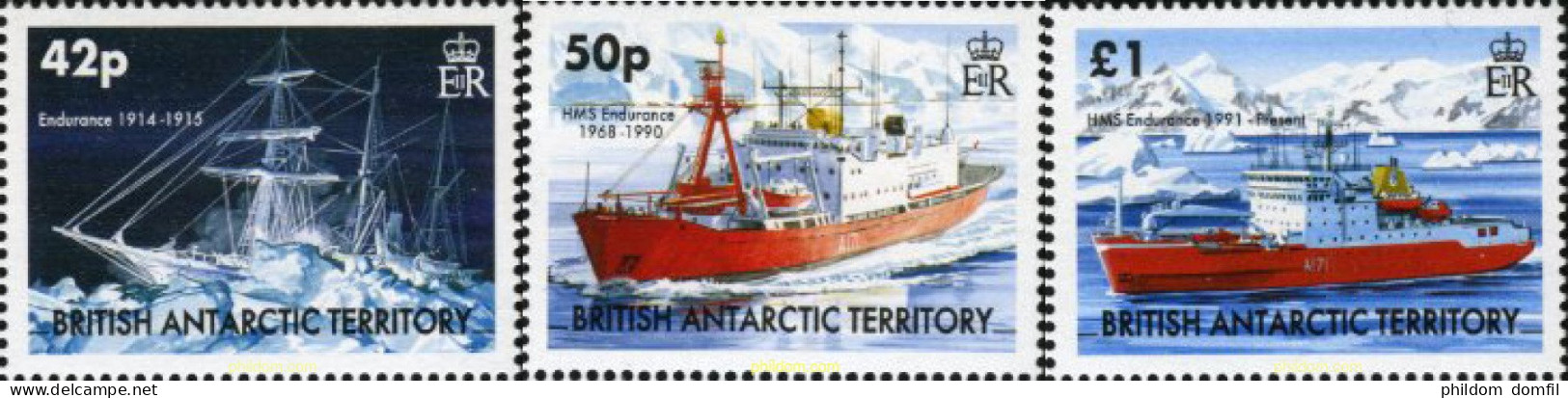 175134 MNH ANTARTIDA BRITANICA 2005 BARCOS - Ongebruikt