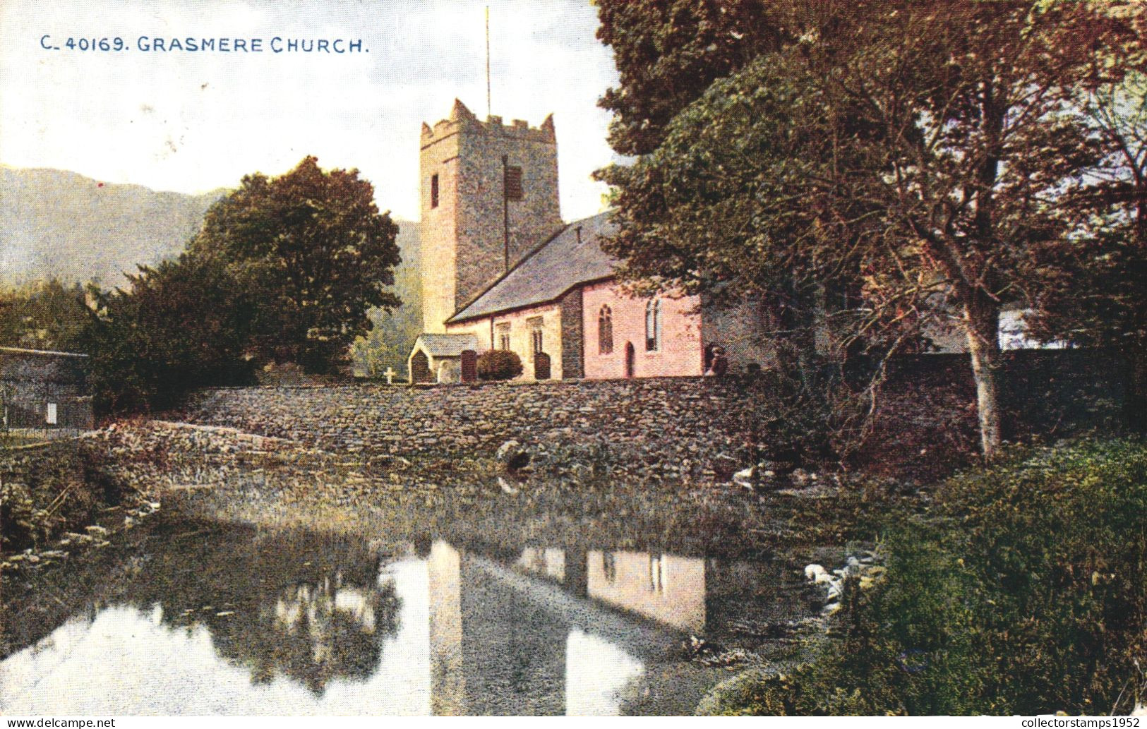 GRASMERE, CHURCH, ARCHITECTURE, UNITED KINGDOM - Grasmere