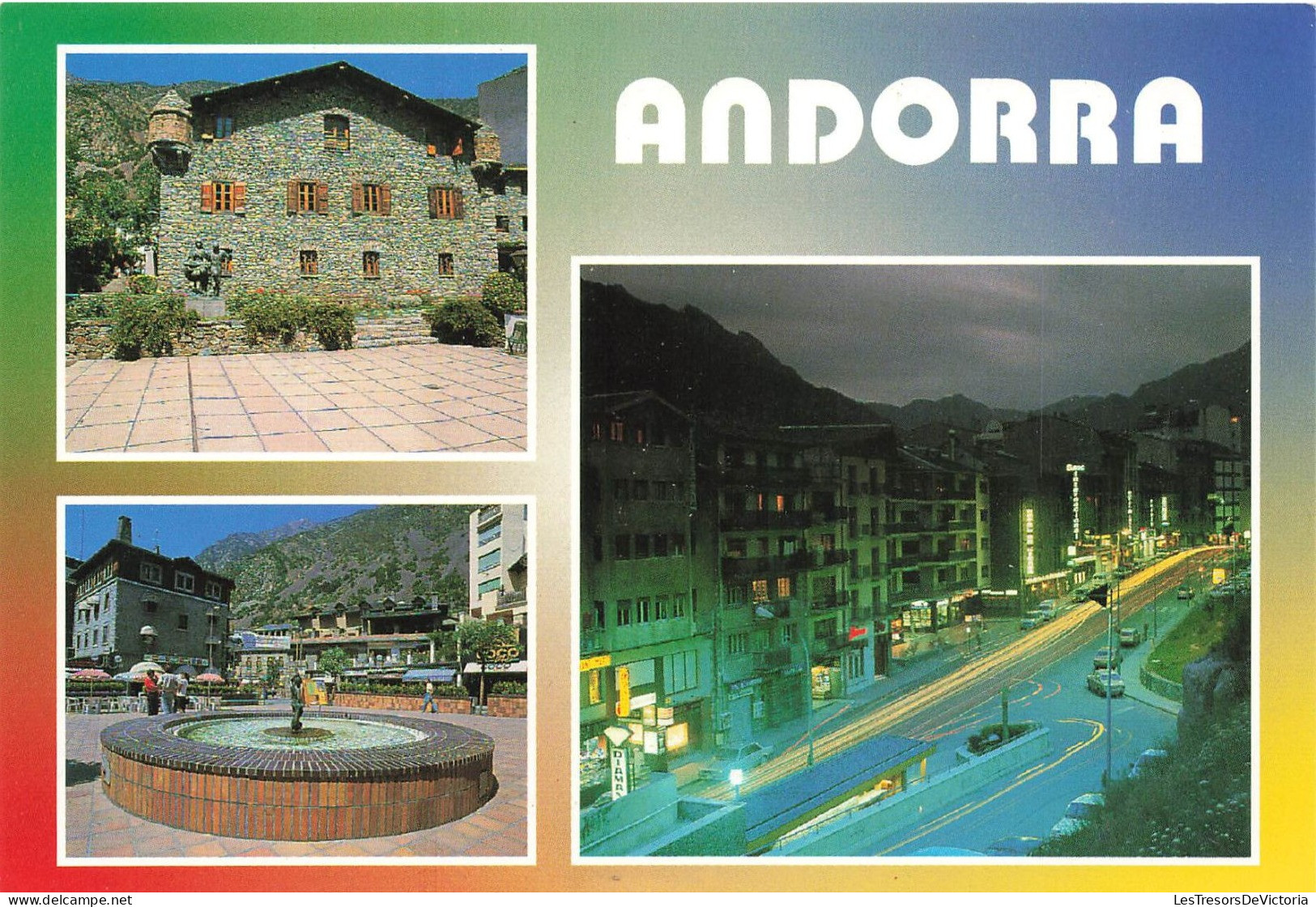 ANDORRE - Principat D'Andorra - Multivues - Colorisé - Carte Postale - Andorra