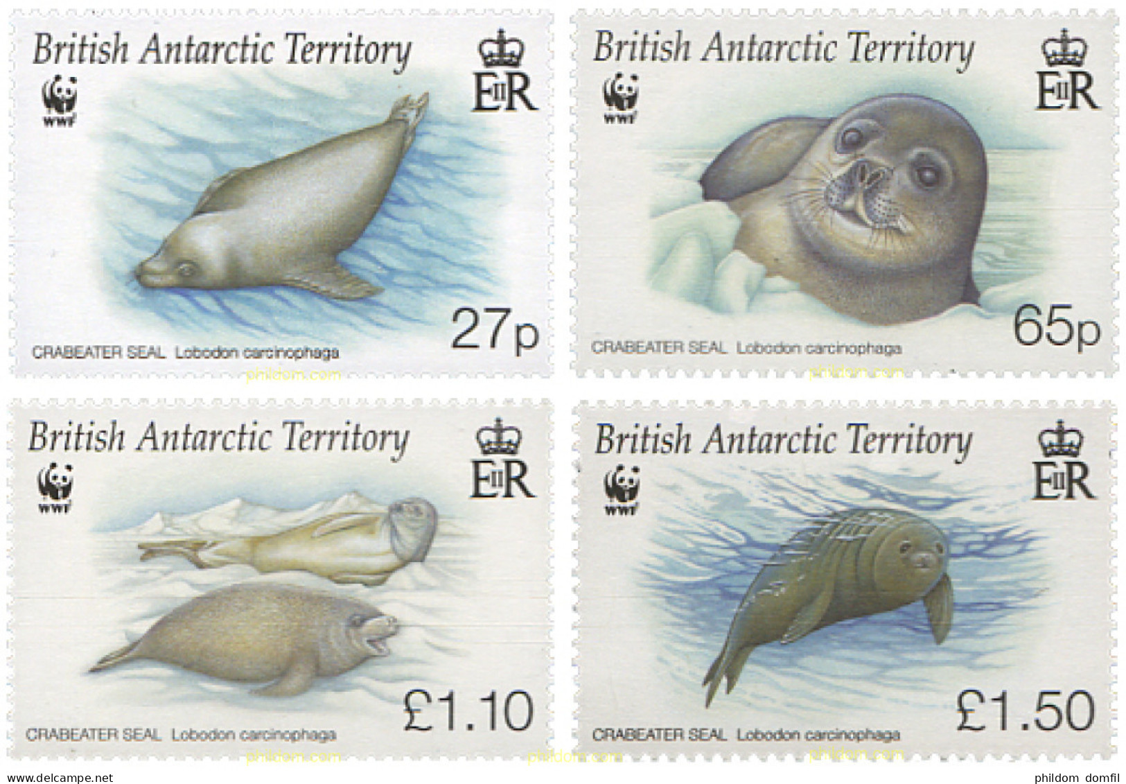 235067 MNH ANTARTIDA BRITANICA 2009 FOCAS - Unused Stamps