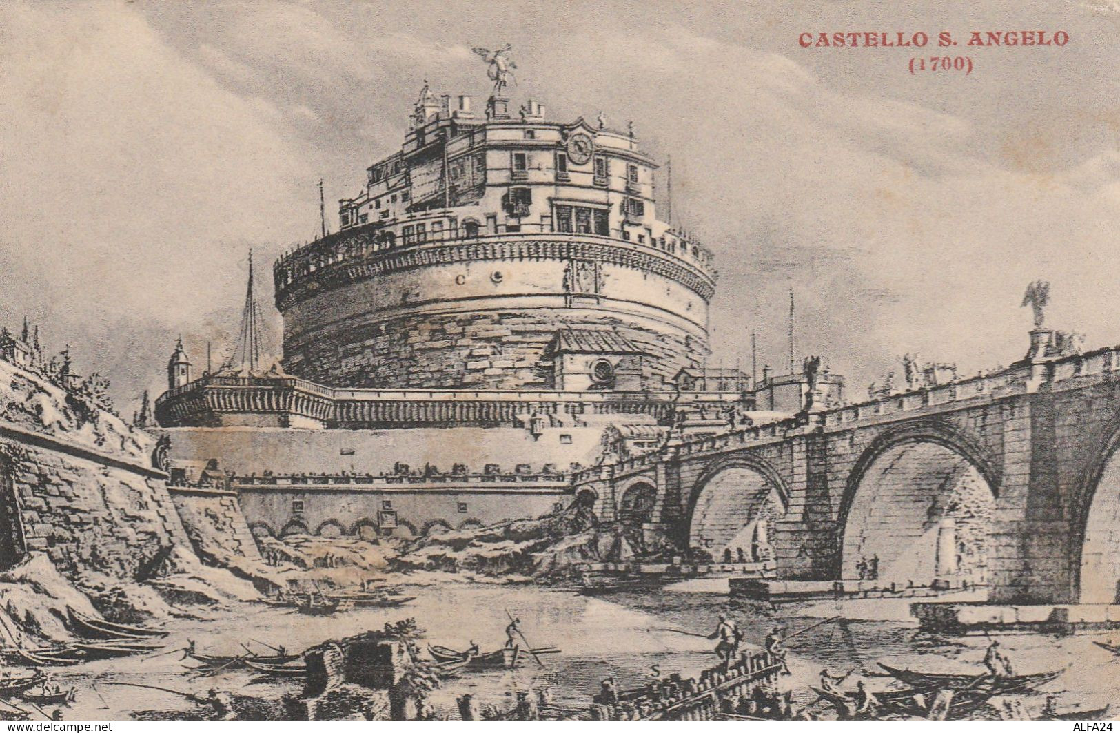 CARTOLINA NON VIAGGIATA PRIMI 900 CASTELLO S.ANGELO 1700 (HX457 - Castel Sant'Angelo