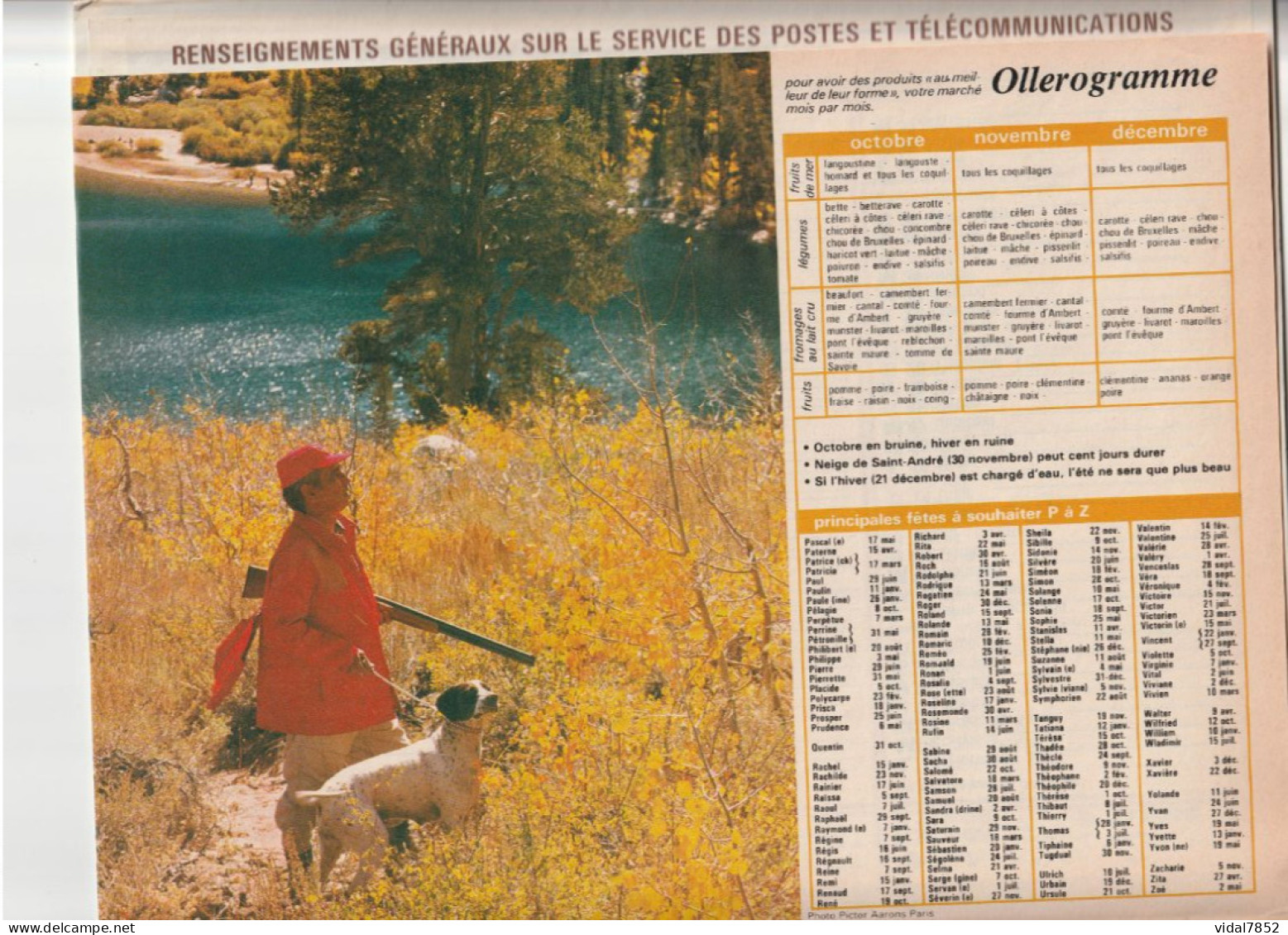 Calendrier-Almanach Des P.T.T 1986 Gouter Dans L'herbe-jeune Mouton-OLLER Département AIN-01-Référence 434 - Formato Grande : 1981-90