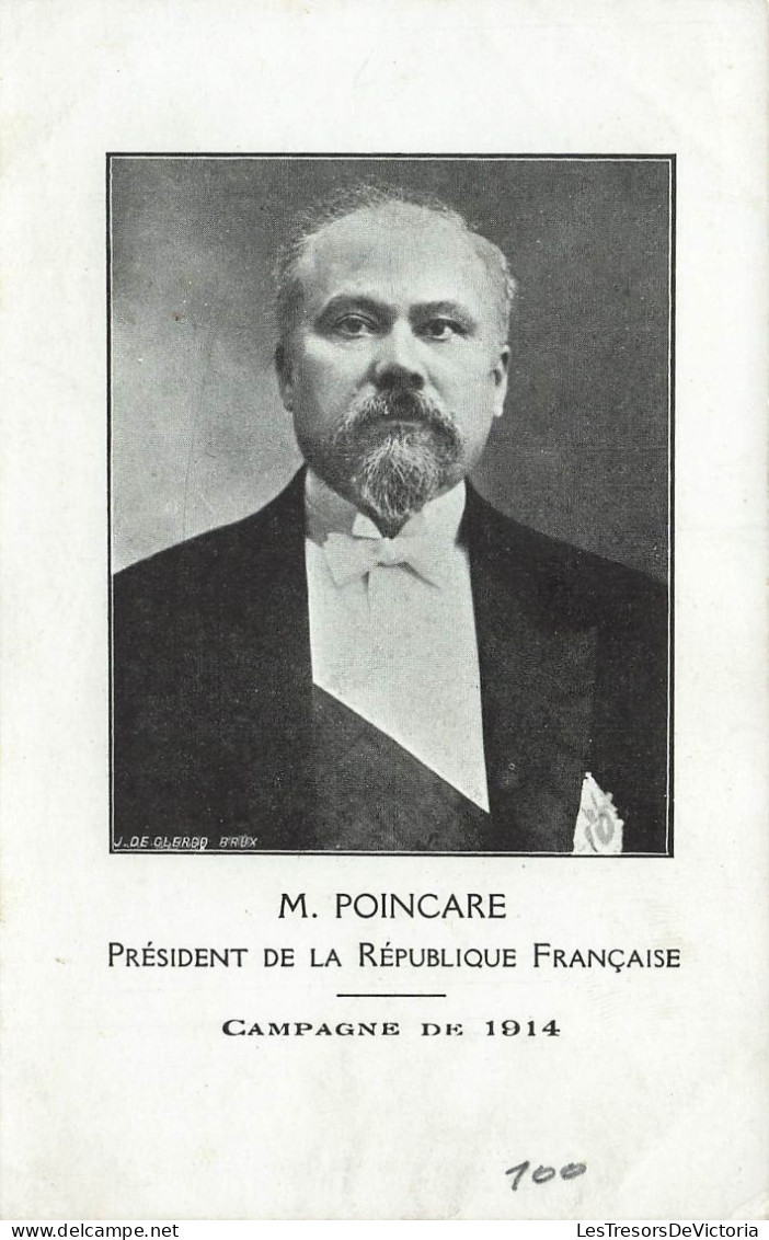 CÉLÉBRITÉS - Poincare - Président De La République Française - Carte Postale Ancienne - Politicians & Soldiers