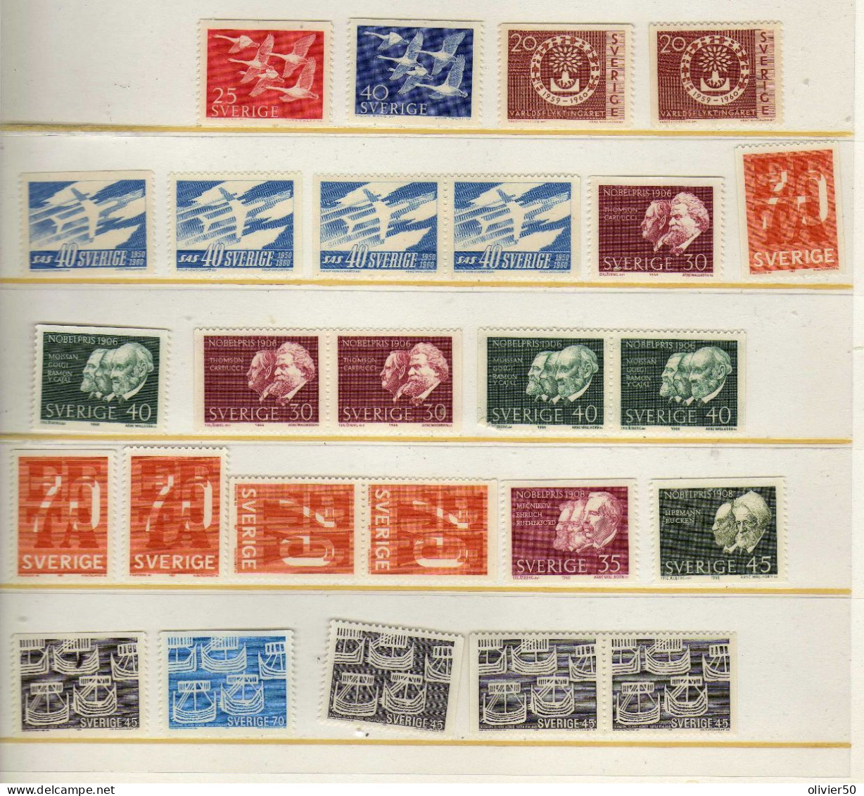 Suede - Prix Nobel - Evenements  - Neufs** - MNH - Unused Stamps