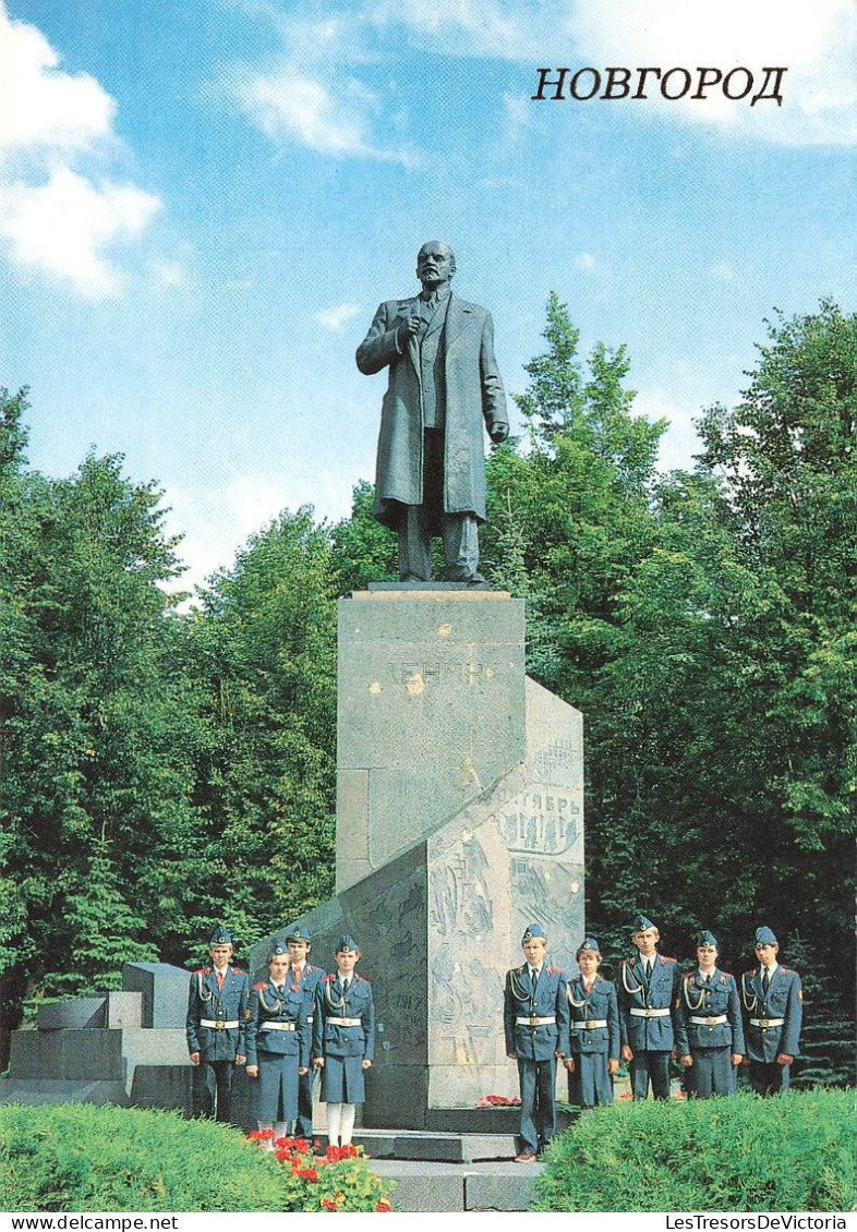 RUSSIE -  Novgorod - Monument De V. I. Lénine - Colorisé - Carte Postale - Russland