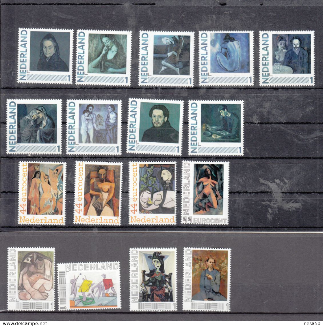 Nederland Persoonlijke: Picasso 17 Postzegels, Postfris - Picasso