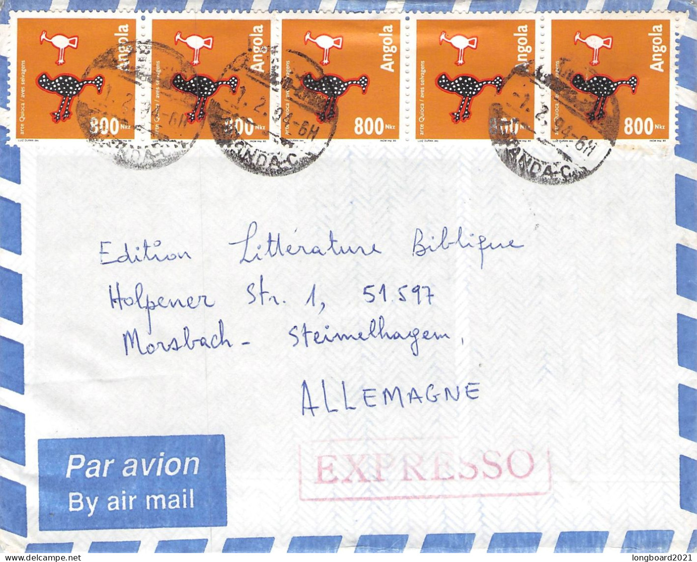 ANGOLA - EXPRÉS 1994 - MOSBACH/DE / 665 - Angola