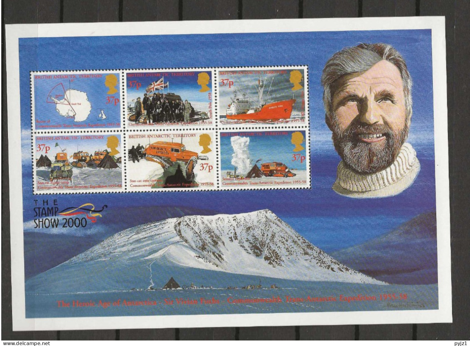 2000 MNH British Antactic Territory, Mi Block 8  Postfris** - Neufs