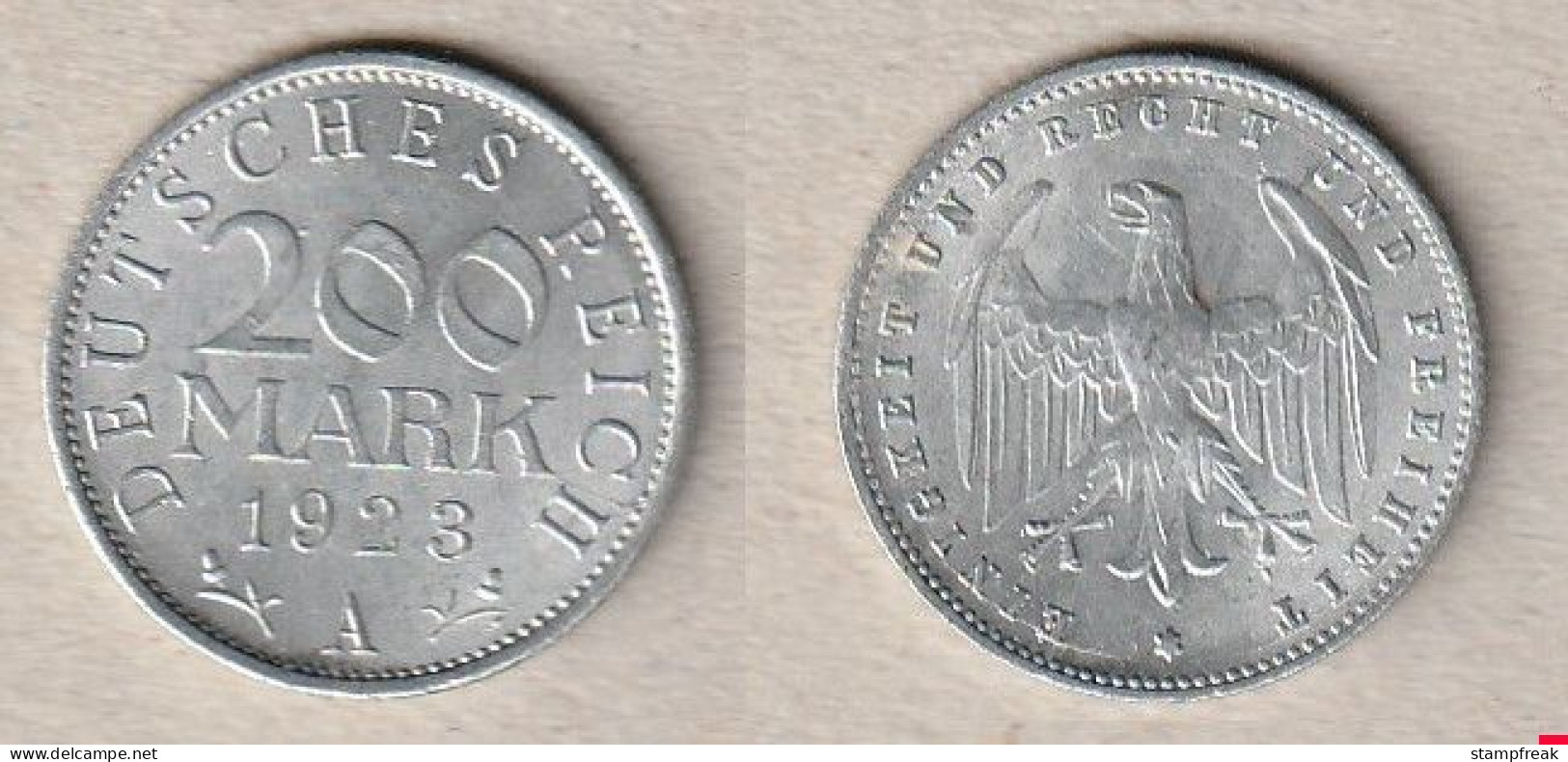 00778) Deutschland, Weimar, 200 Mark 1923A - 200 & 500 Mark