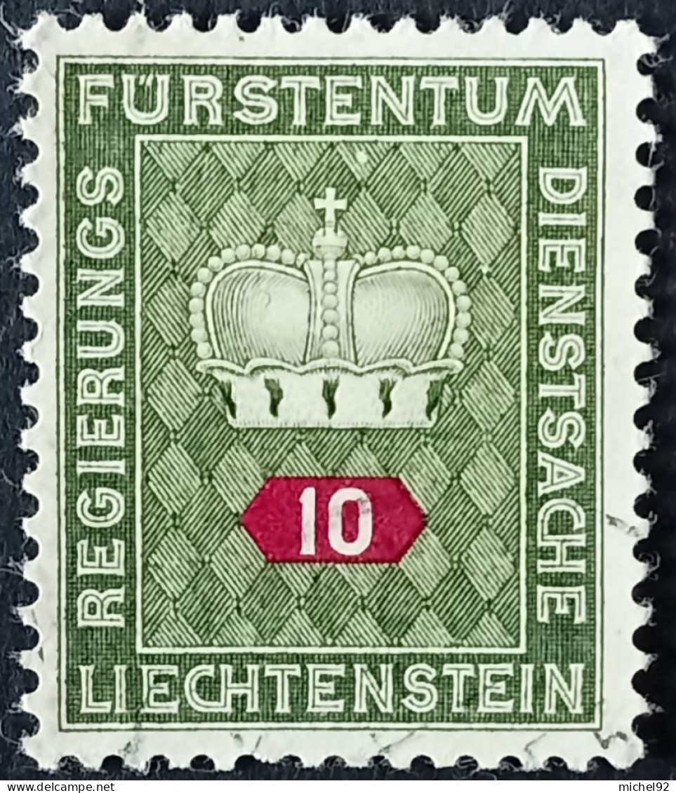 Liechtenstein Service 1950 - YT N°36 - Oblitéré - Dienstzegels