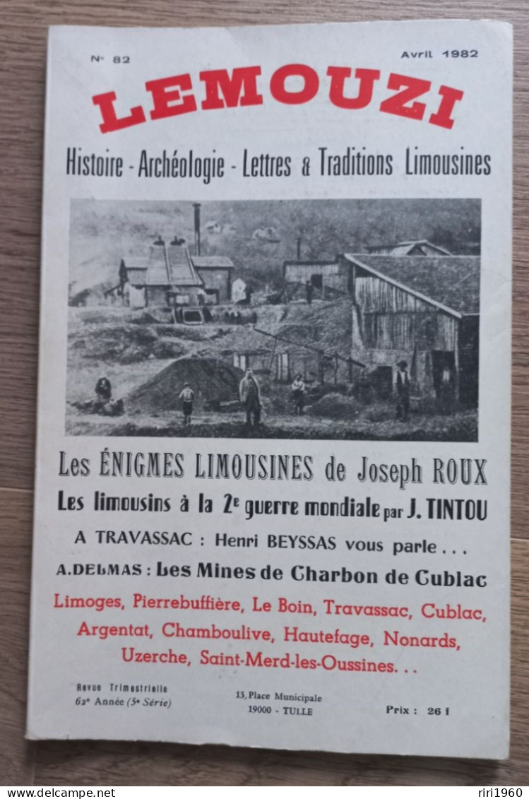 Lemouzi.tulle.Correze.limousin.n 82.j Roux.j Tintou. - Toerisme En Regio's