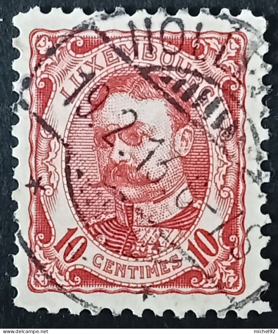 Luxembourg 1906-15 - YT N°74 - Oblitéré - 1906 Guillaume IV