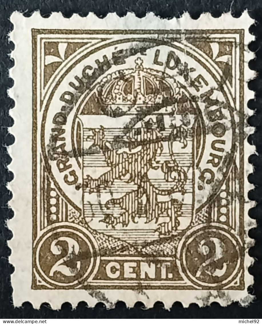 Luxembourg 1907-19 - YT N°90 - Oblitéré - 1907-24 Scudetto