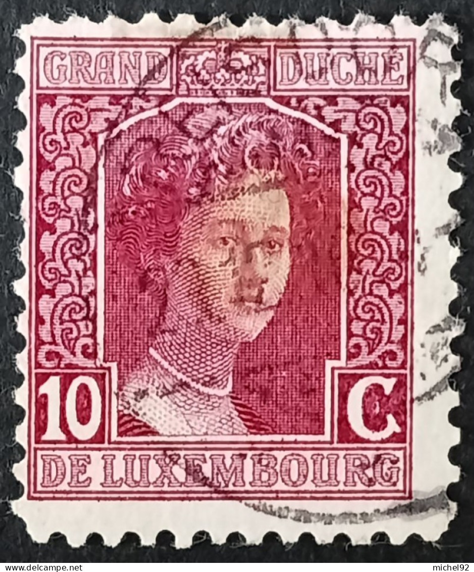 Luxembourg 1914-20 - YT N°95 - Oblitéré - 1914-24 Marie-Adelaide