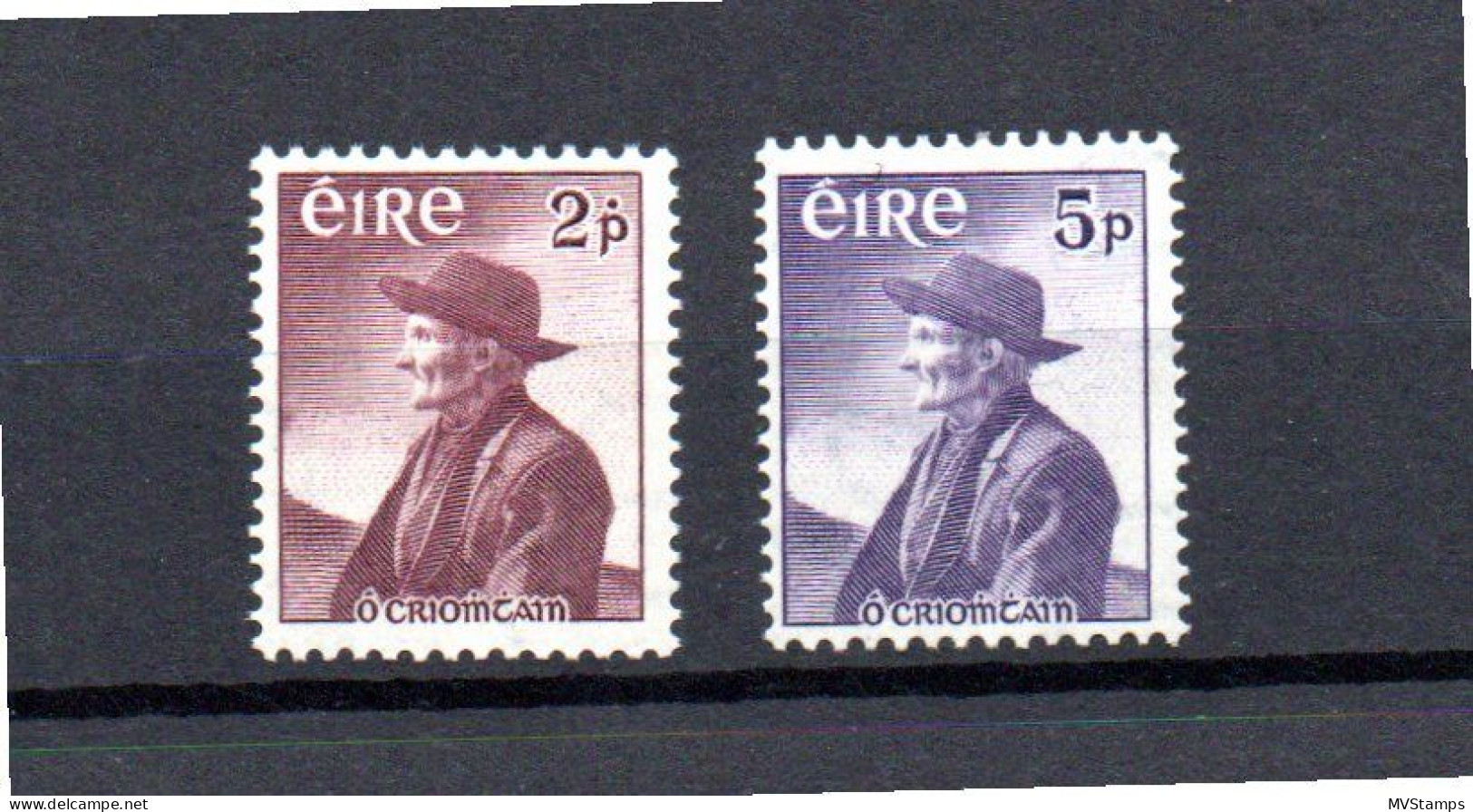 Ireland 1937 Set Tomas O Croimtain Stamps (Michel 130/31) MNH - Nuevos