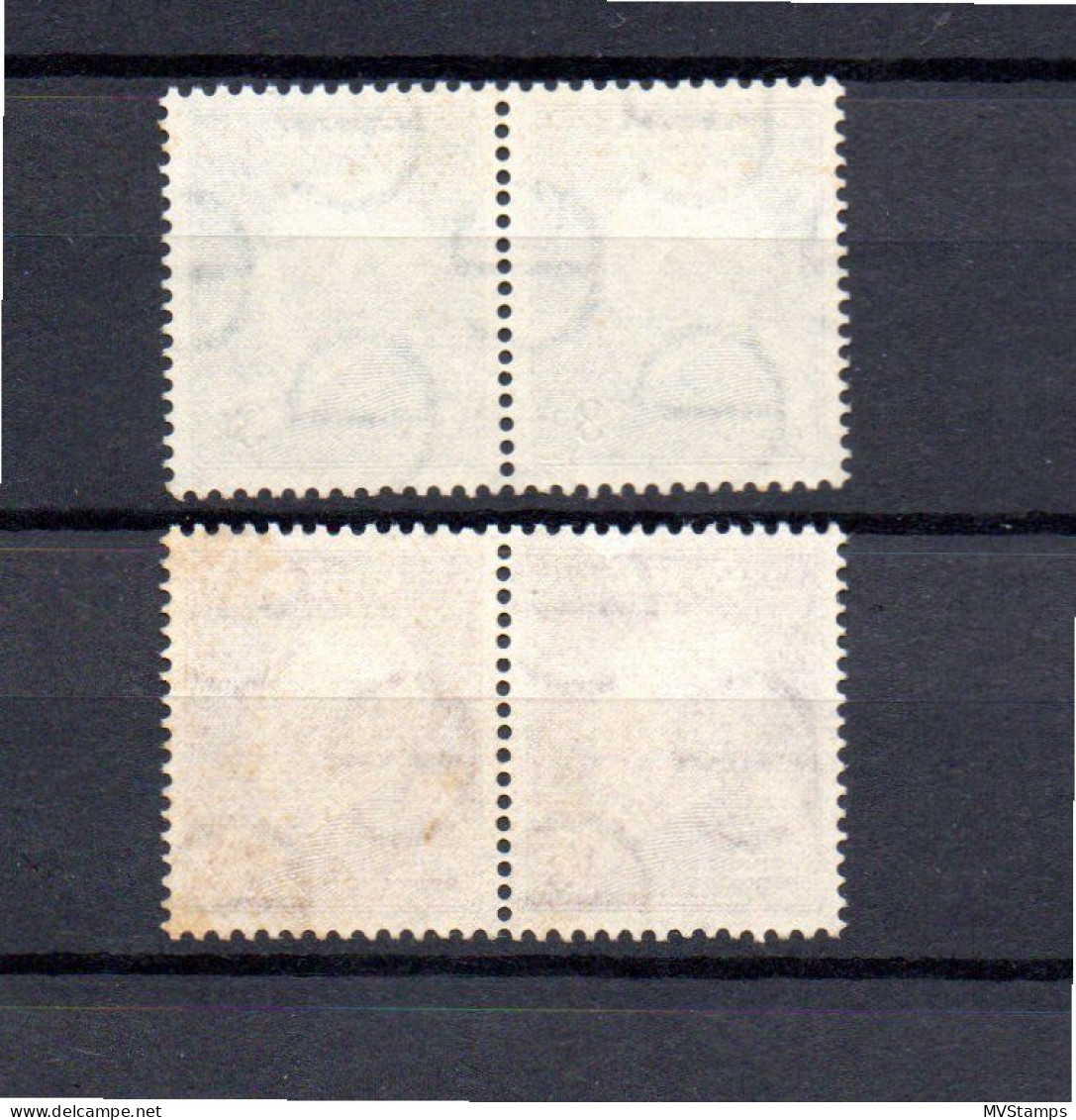 Ireland 1957 Set John E. Redmond Stamps (Michel 128/29) In Pairs MNH - Neufs