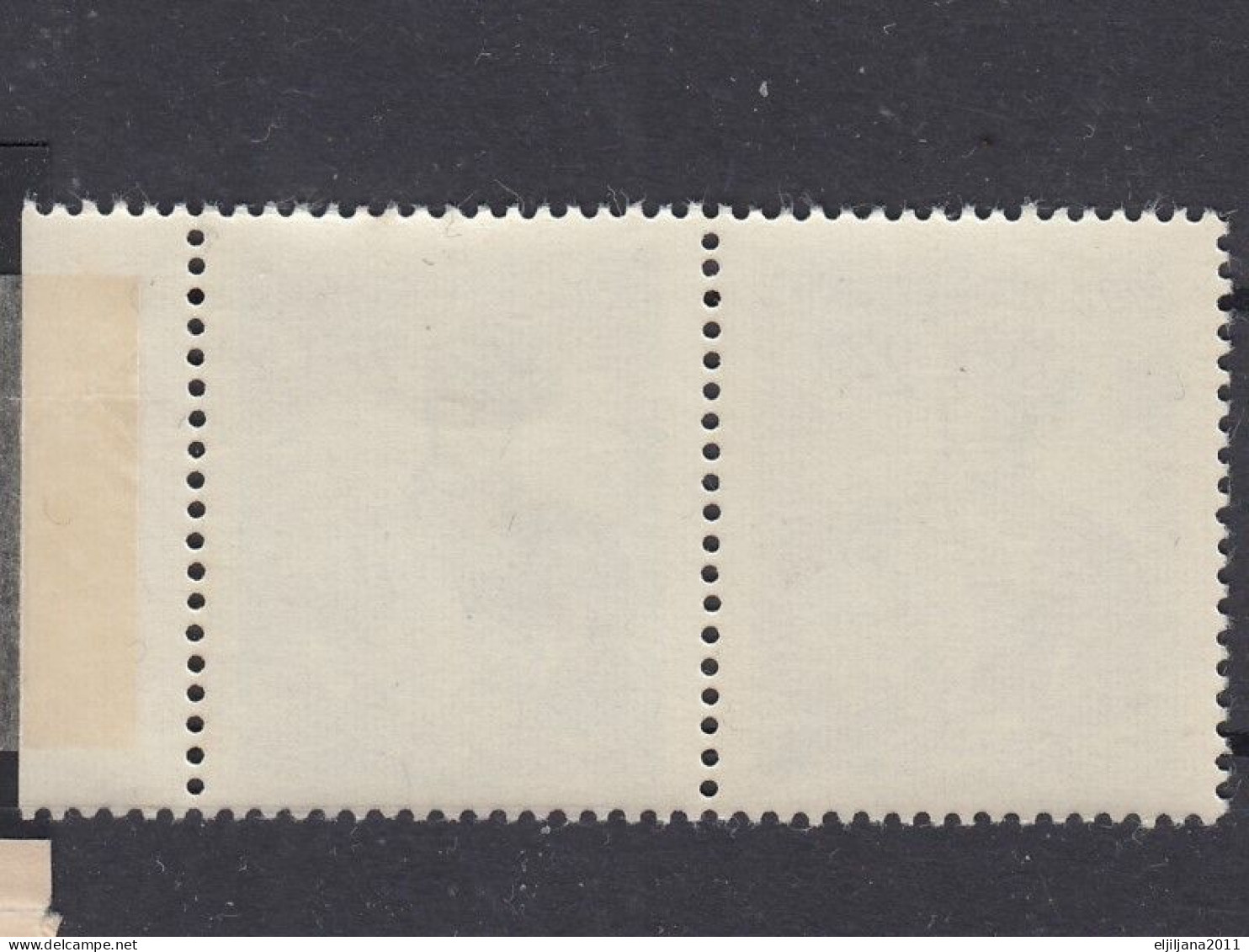 ⁕  Austria 1951 Tirol ⁕ Traditional Costume / Trachtenserie ERROR Vertical Line Mi.920 ⁕ 2v MNH - Abarten & Kuriositäten