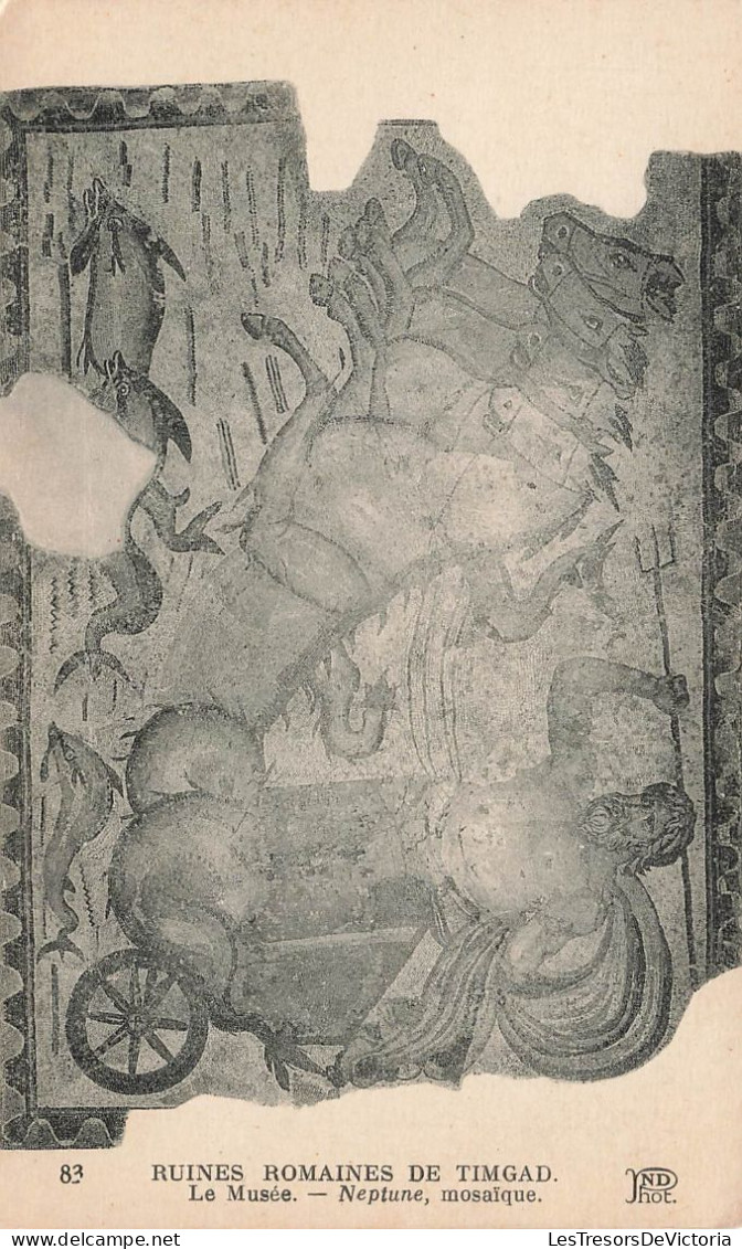 MUSÉES - Neptune - Mosaïque - Carte Postale Ancienne - Musées