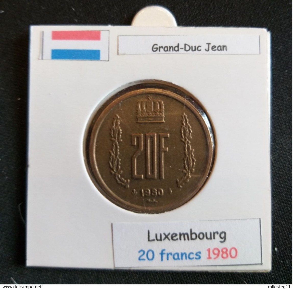 Luxembourg 20 Francs 1980 - Luxembourg