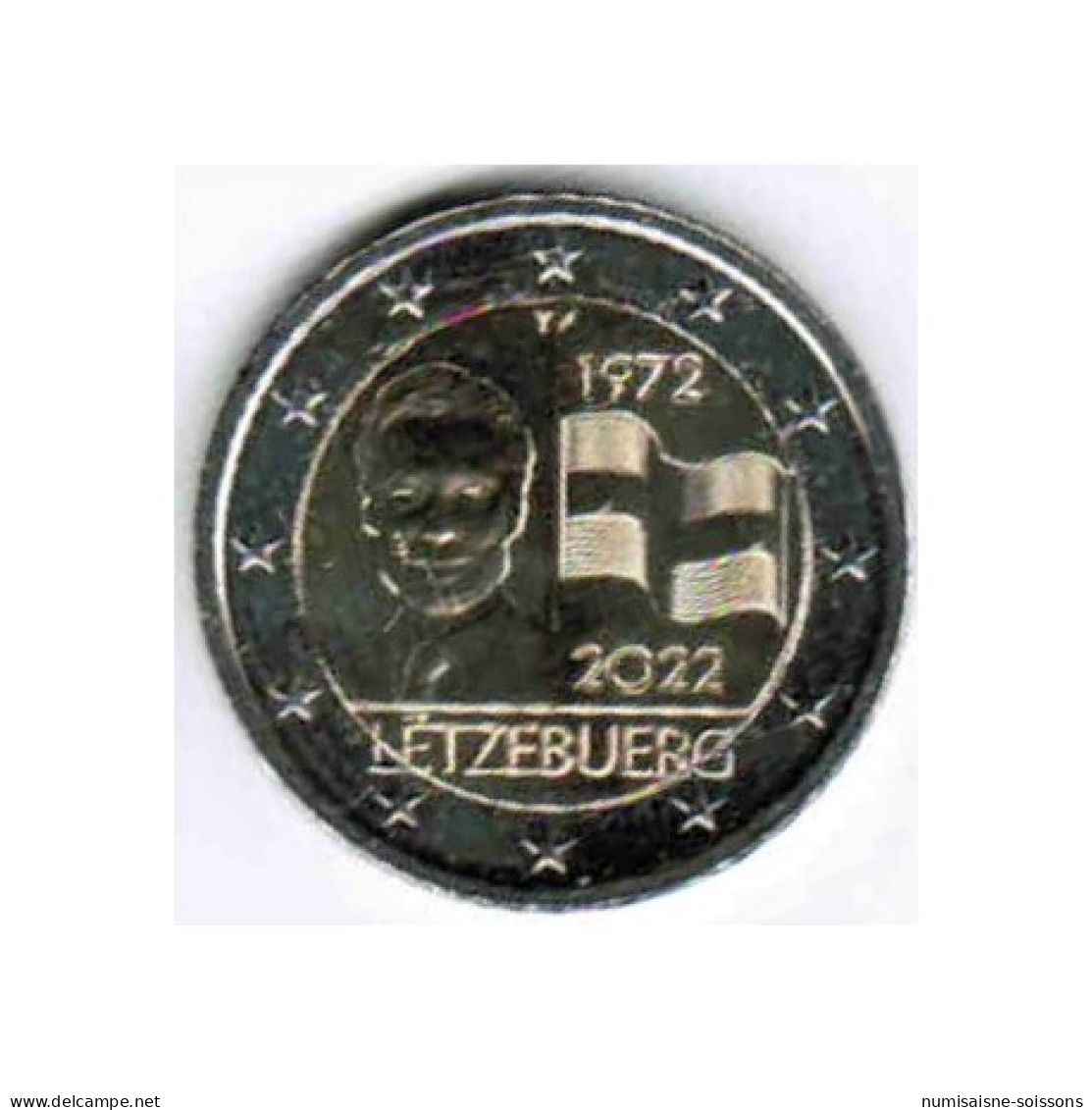 LUXEMBOURG - 2 EURO 2022 - 50 ANS DU DRAPEAU LUXEMBOURGEOIS - SPL - Luxemburgo