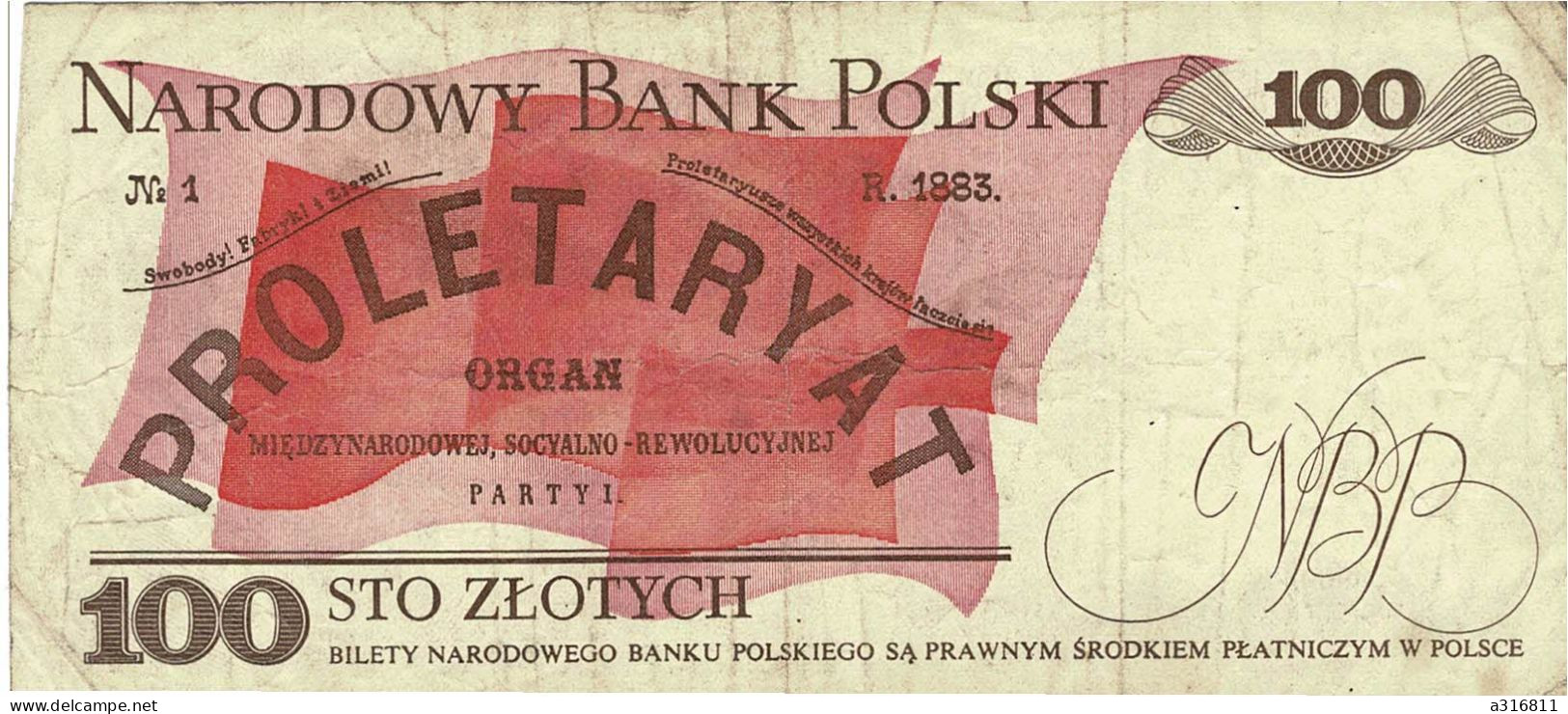 Billet Bank Polski 1988 - Pologne