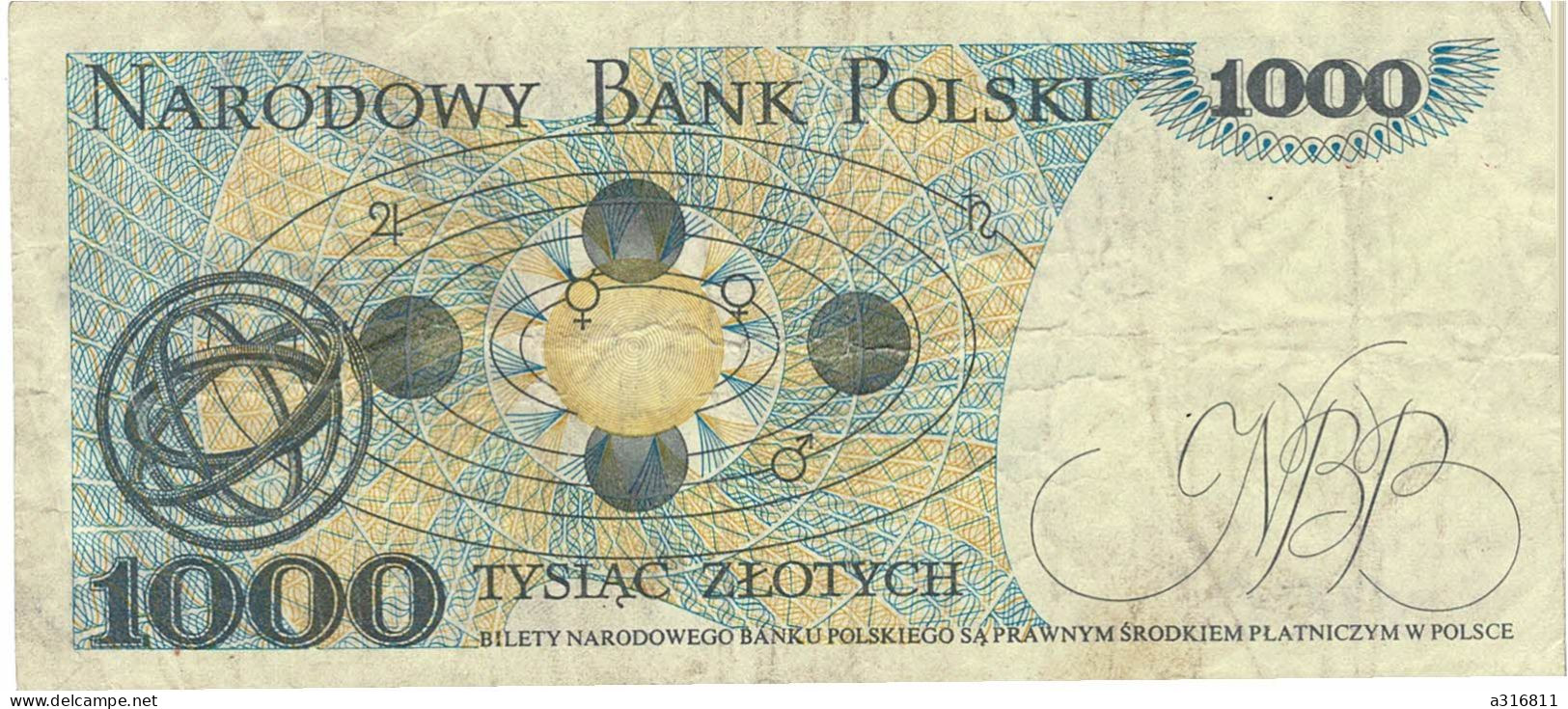 Billet Bank Polski 1982 - Pologne