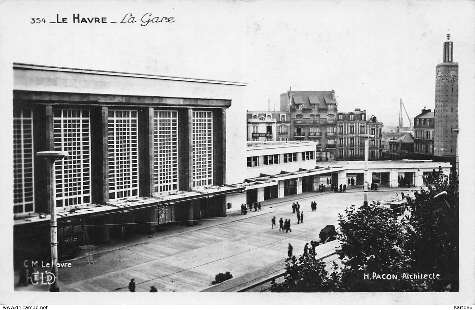 Le Havre * Vue Sur La Gare * Place Parvis - Stazioni