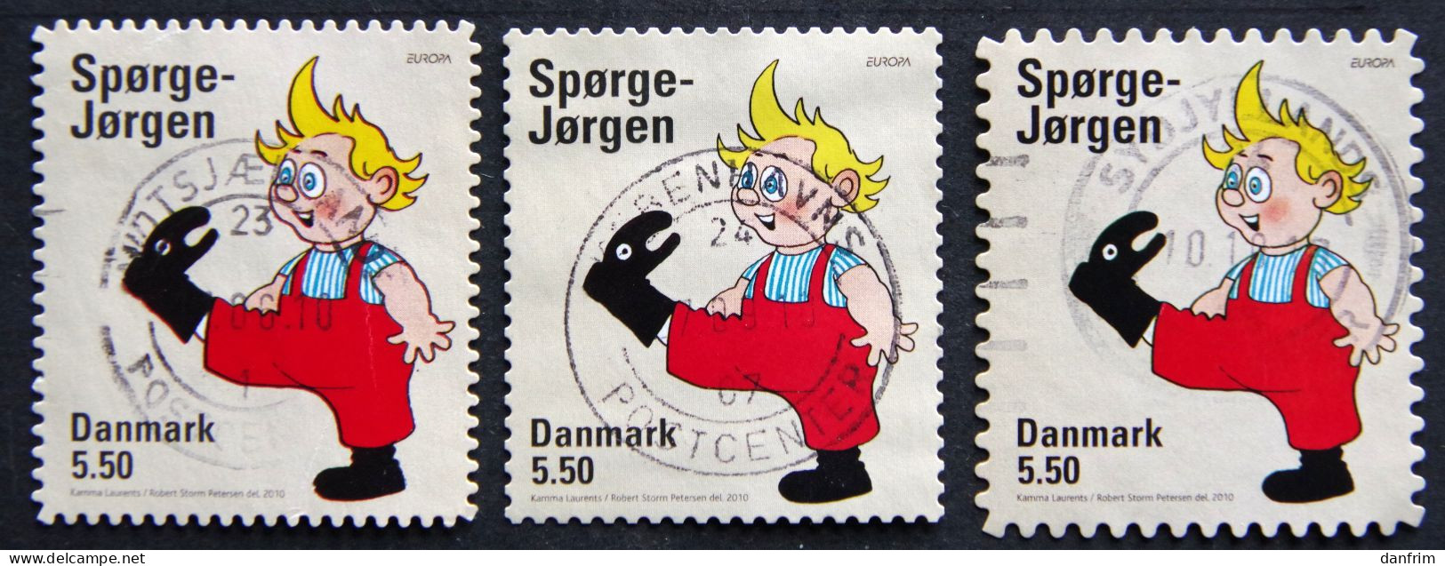 Denmark 2010 EUROPA MiNr. 1596A+C+D  ( Lot B 2290 ) - Used Stamps