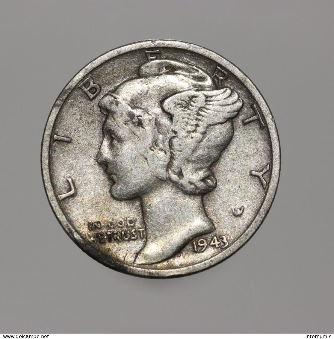 Etats-Unis / USA, Mercury, 1 Dime, 1943, S - San Francisco, Argent (Silver), TB+ (VF), KM#140 - 1916-1945: Mercury (Mercure)