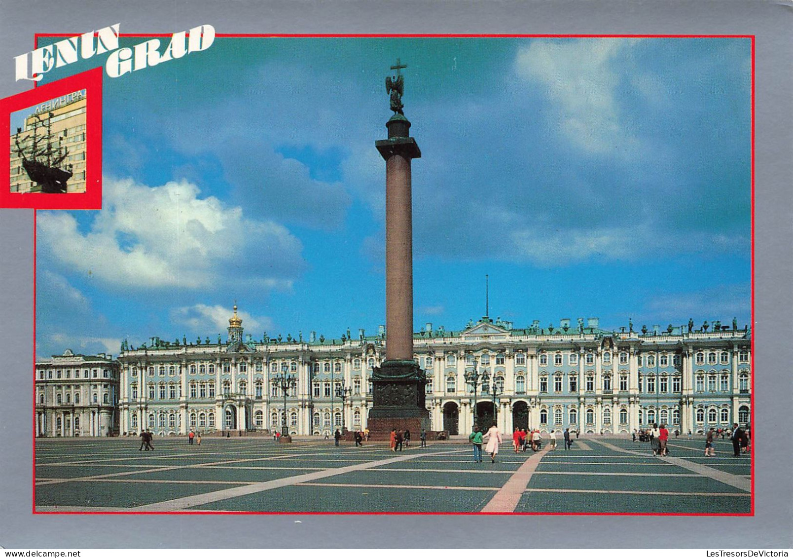 RUSSIE - Leningrad - L'Ermitage, Le Plus Grand Musée D'art Soviétique ... - Colorisé -  Carte Postale - Russia