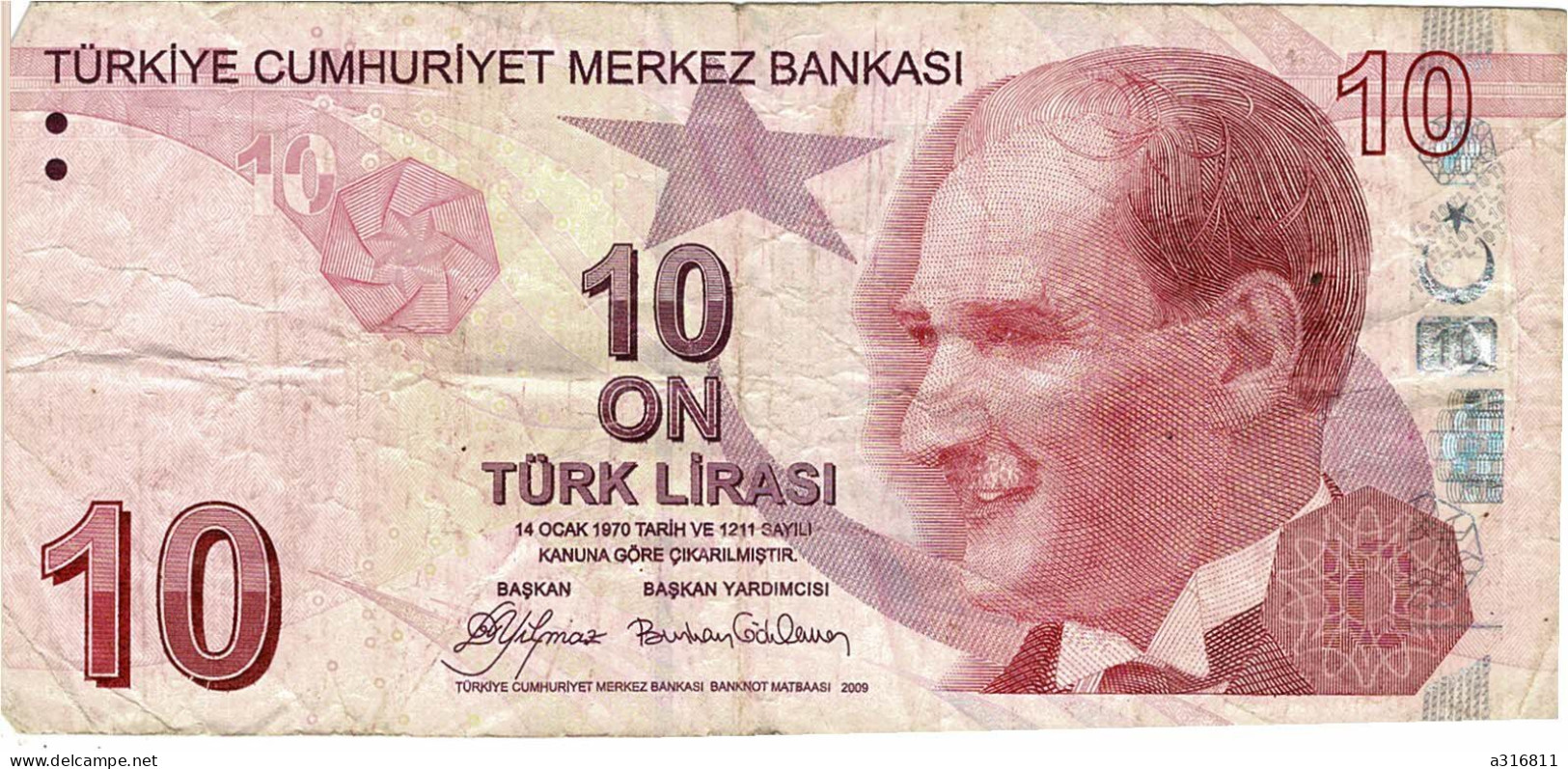Billet Turkiye - Turquie