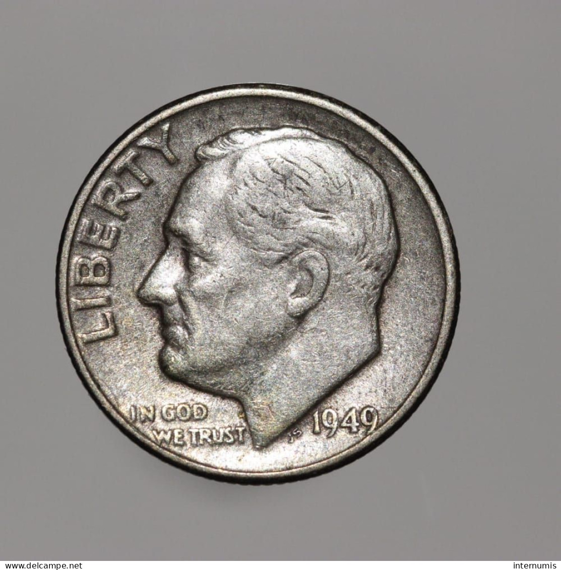 Etats-Unis / USA, Roosevelt, 1 Dime, 1949, Argent (Silver), TB+ (VF), KM#195 - 1946-...: Roosevelt