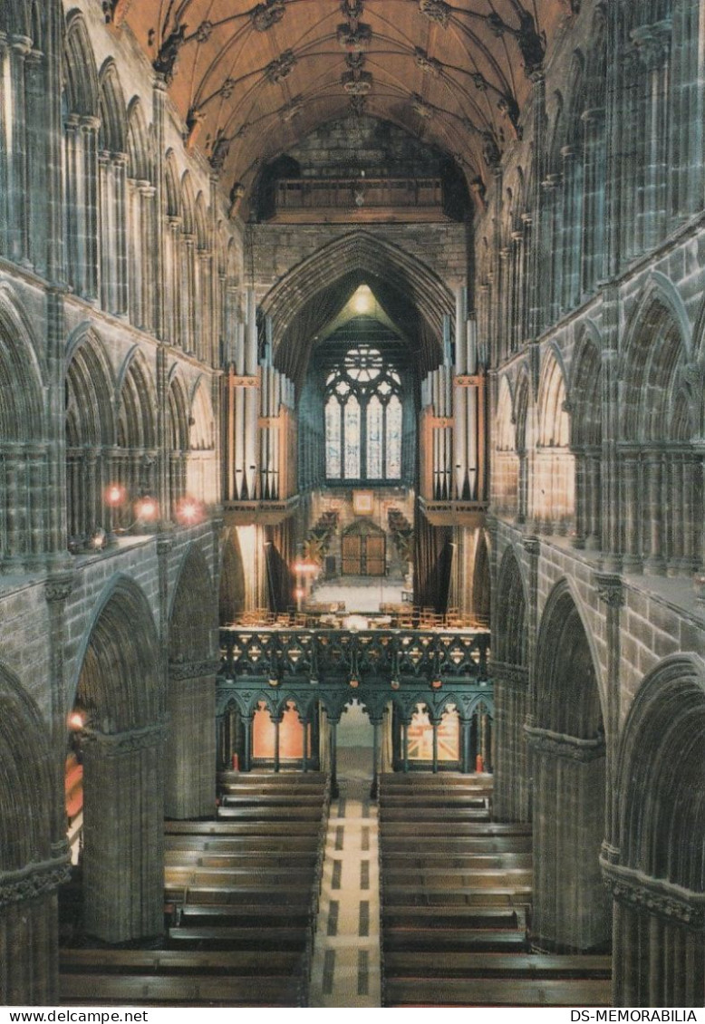 Glasgow - Cathedral Looking West , Organ Orgue - Lanarkshire / Glasgow