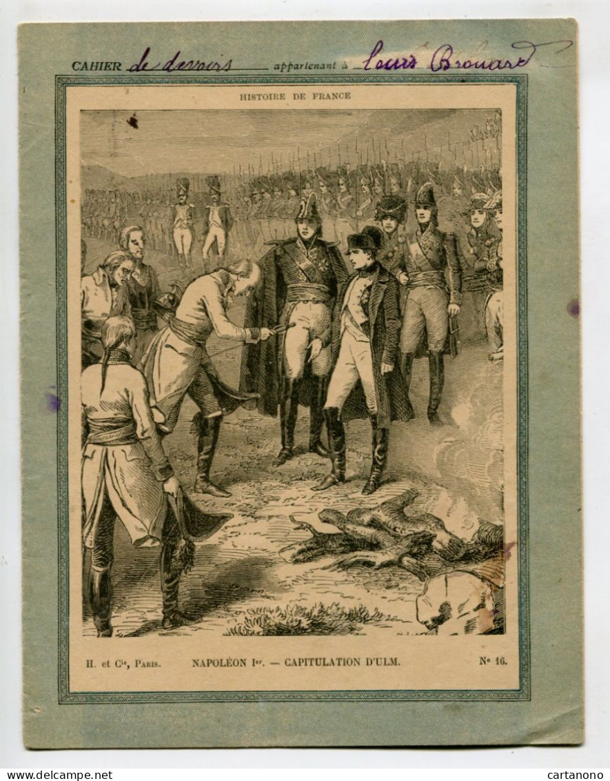 NAPOLEON 1er Capitulation D' ULM - Couverture De Cahier - C