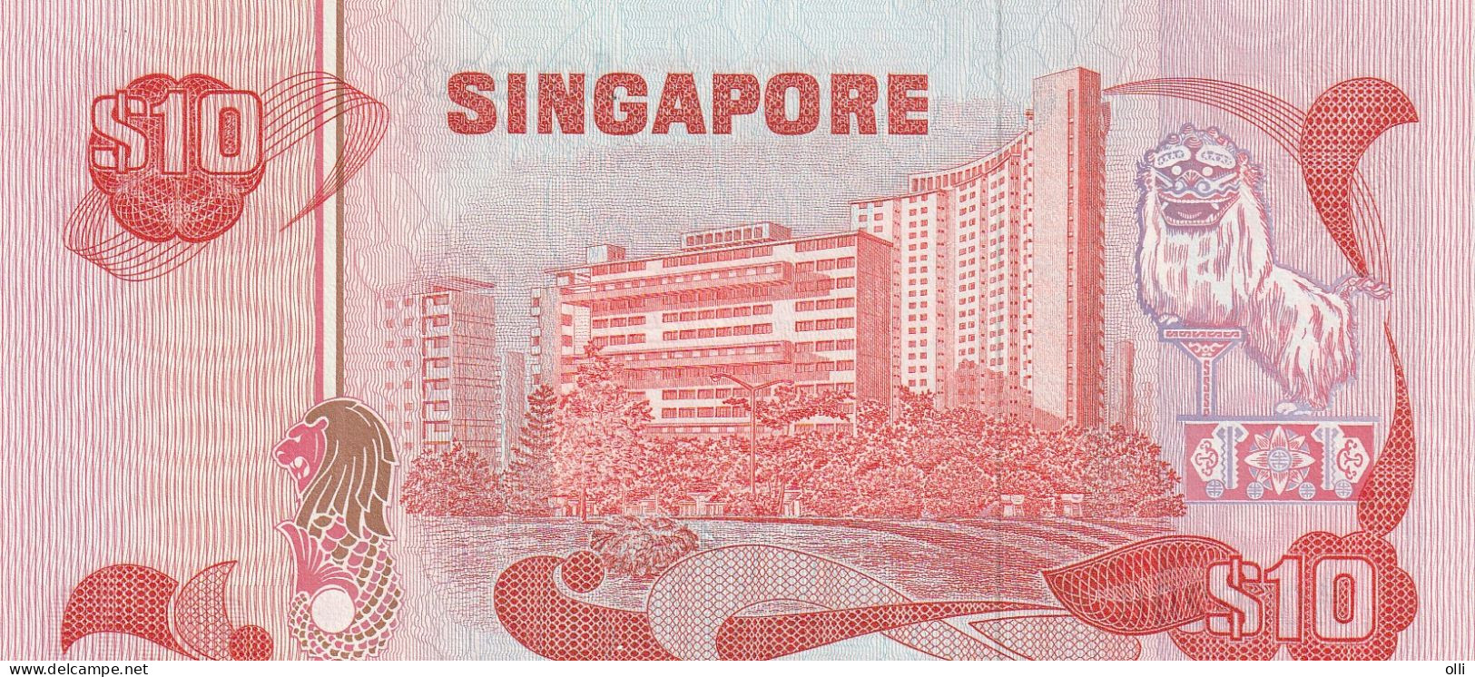 SINGAPORE   10 DOLLAR 1979  P-11a   UNC  Prefix A2 - Singapore