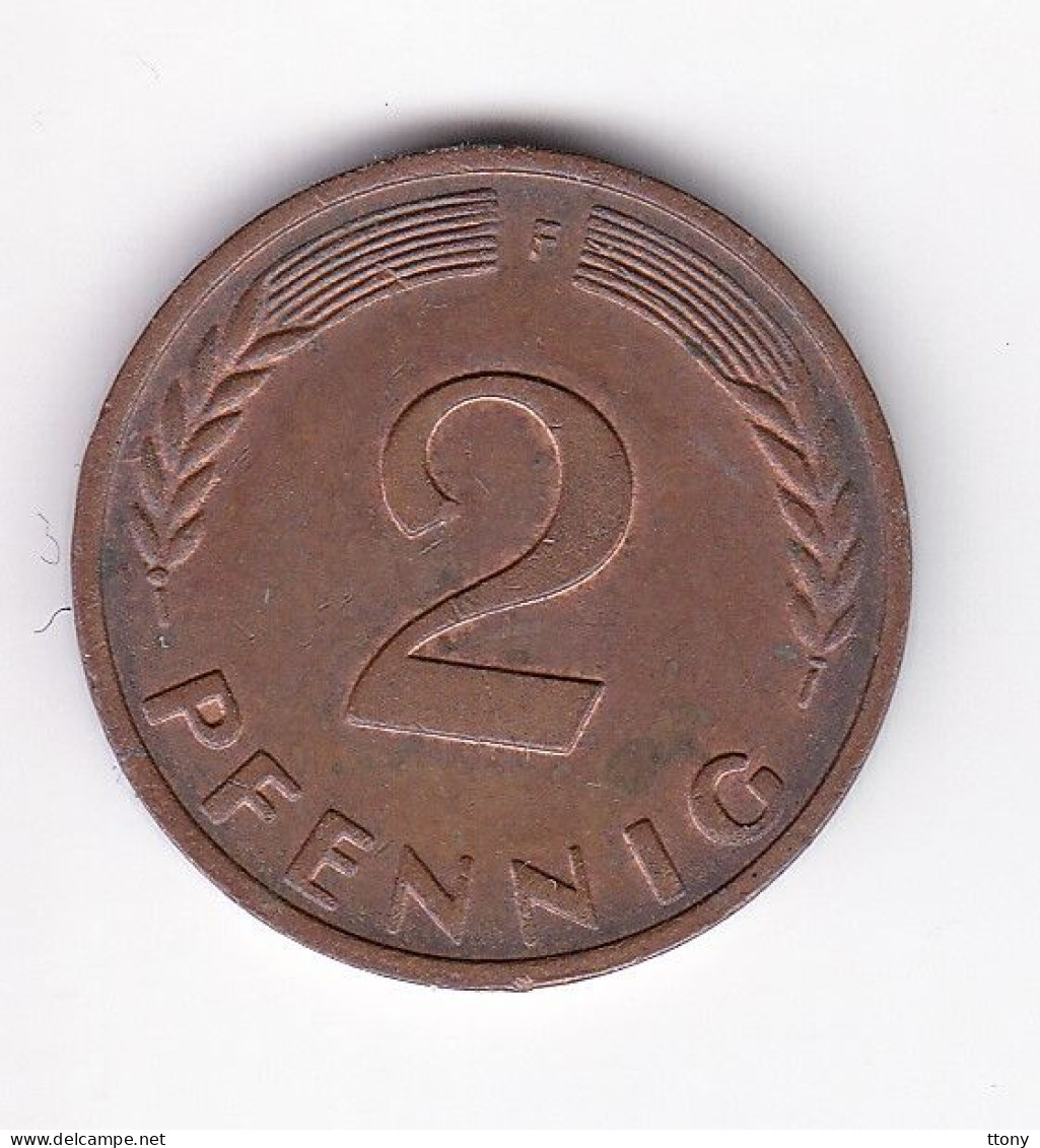 Une Pièce Monnaie  Allemagne  2  Pfennig  Année 1970 Frappe  F - 2 Pfennig