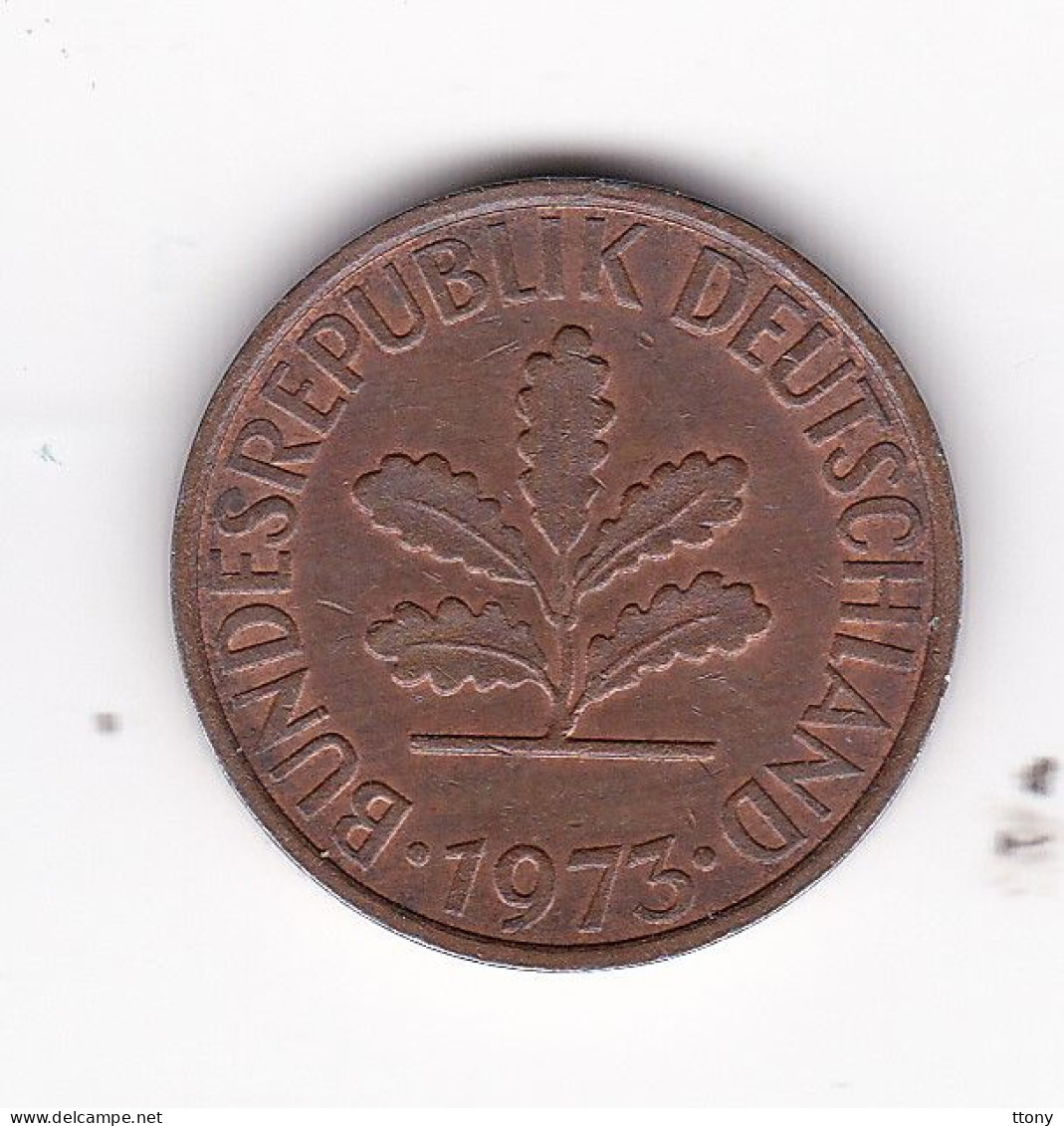 Une Pièce Monnaie  Allemagne  2  Pfennig  Année 1973  Frappe  F - 2 Pfennig