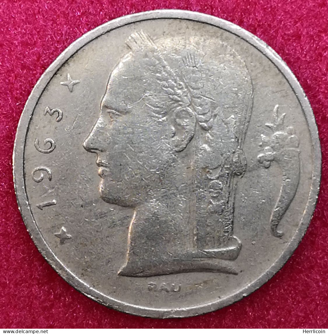 Monnaie Belgique - 1963 - 5 Francs - Type Cérès En Français - 5 Francs