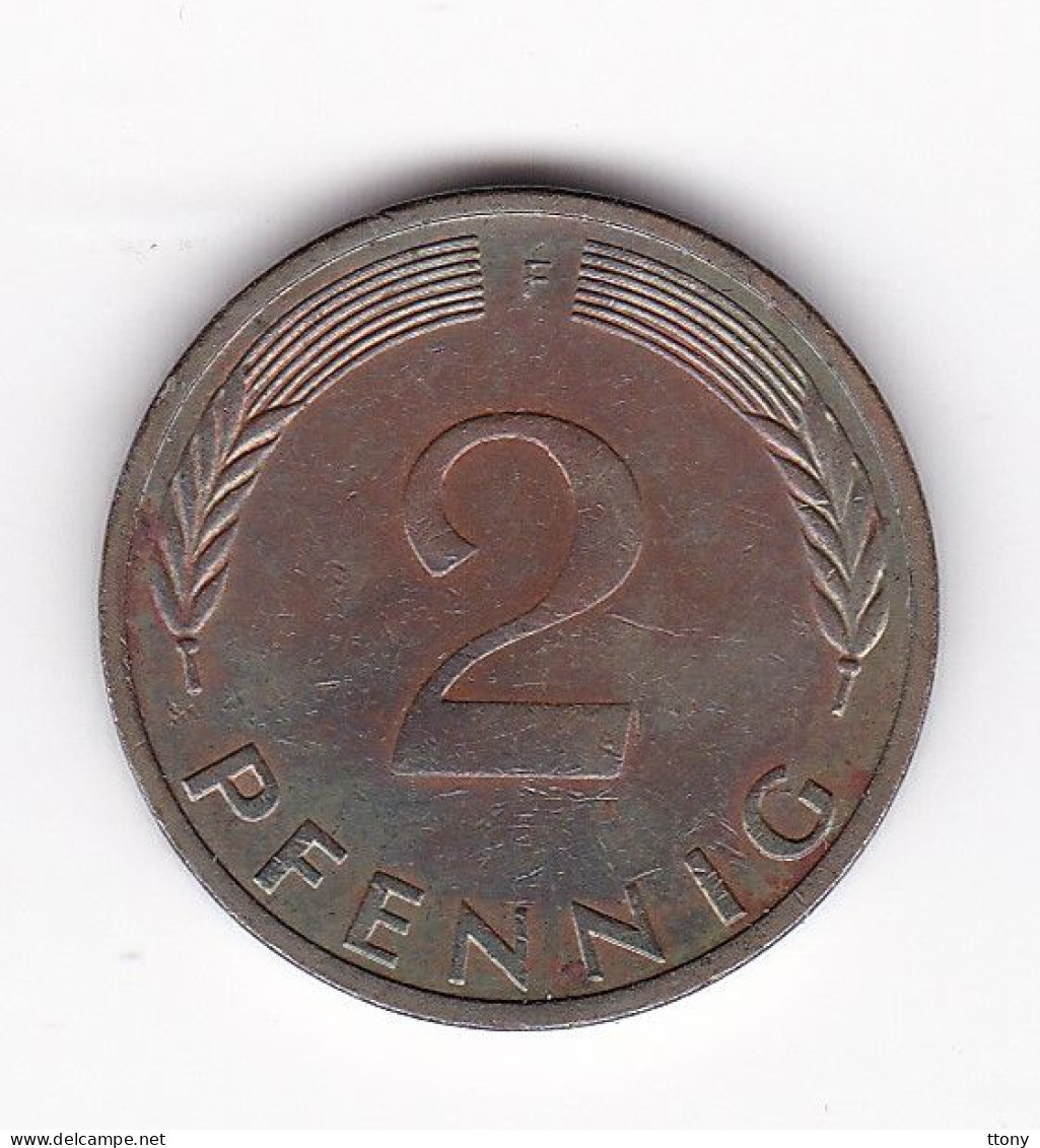 Une Pièce Monnaie  Allemagne  2  Pfennig  Année 1974  Frappe  F - 2 Pfennig