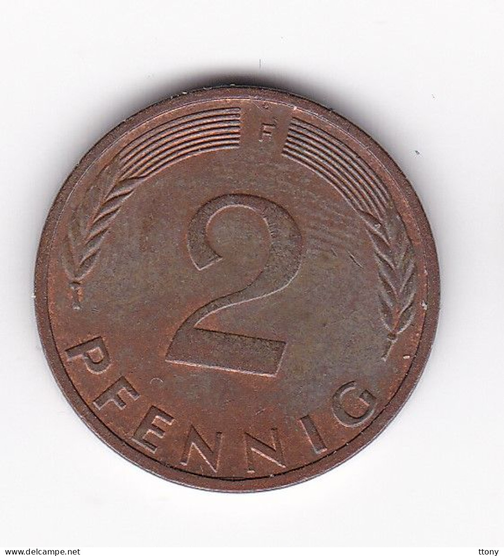 Une Pièce Monnaie  Allemagne  2  Pfennig  Année 1976  Frappe  F - 2 Pfennig