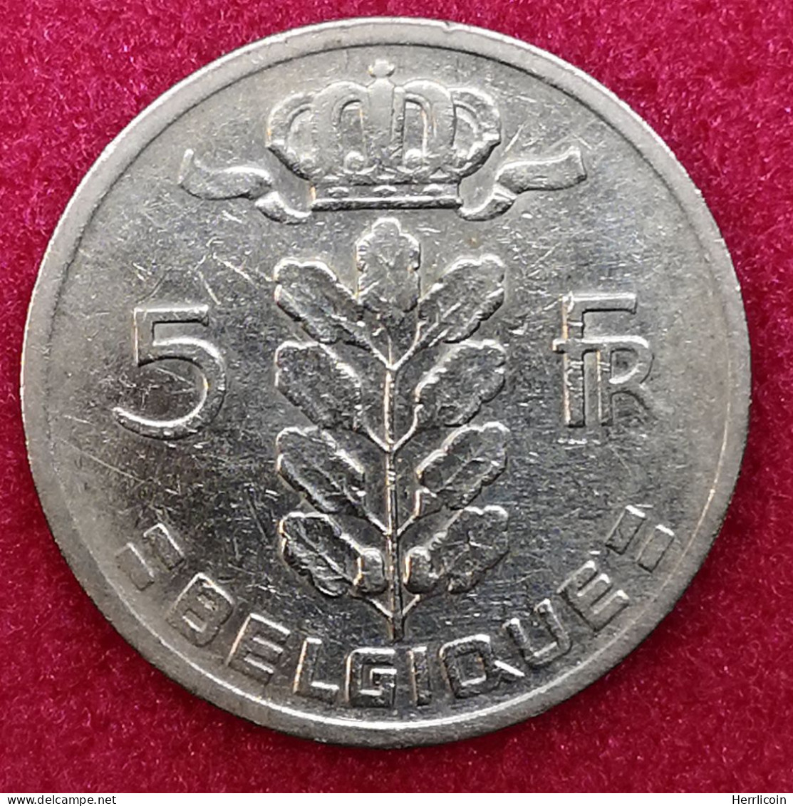 Monnaie Belgique - 1965 - 5 Francs - Type Cérès En Français - 5 Frank