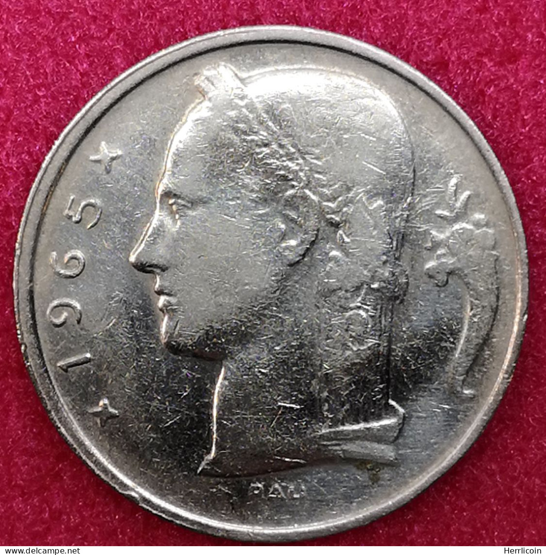 Monnaie Belgique - 1965 - 5 Francs - Type Cérès En Français - 5 Frank