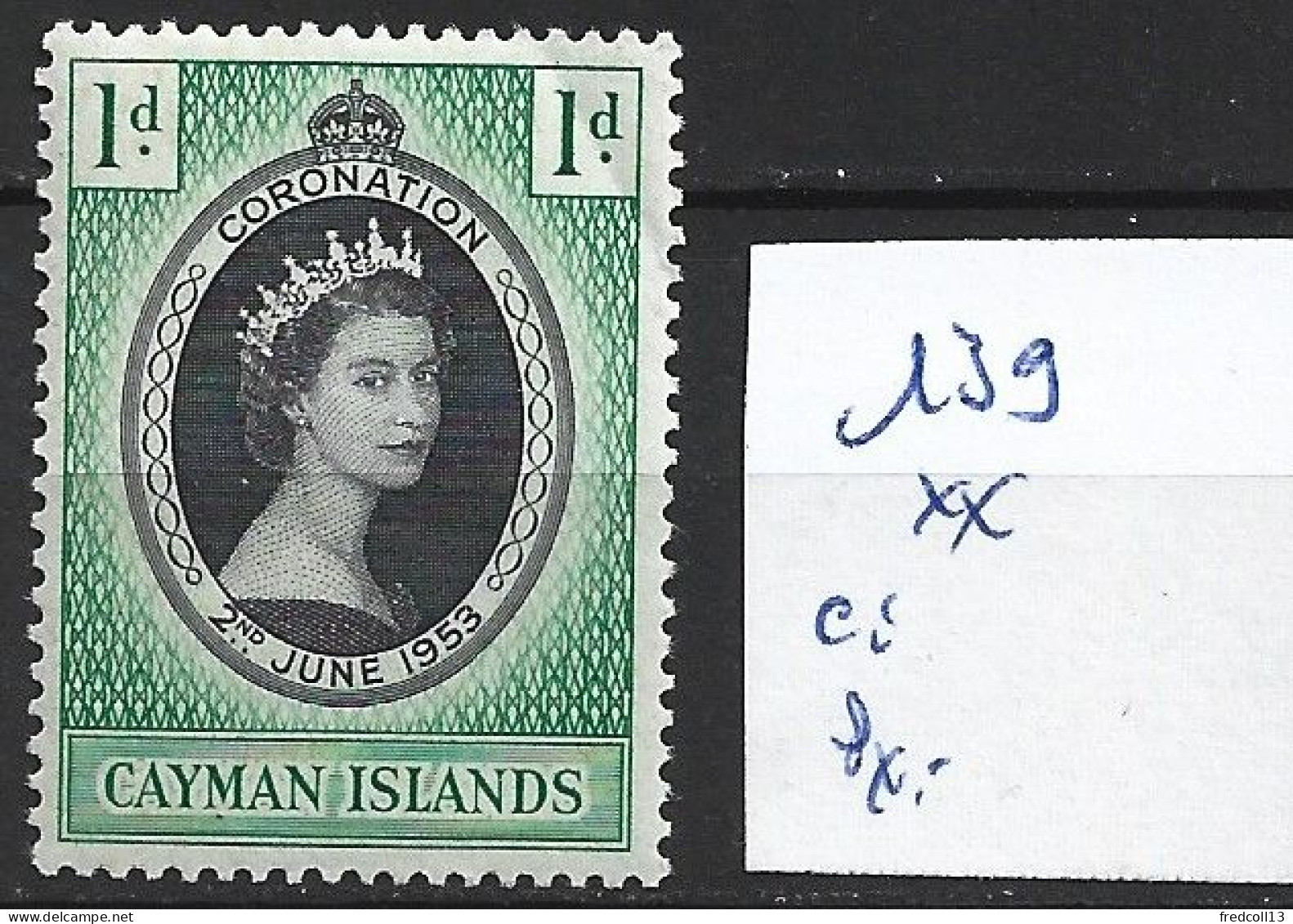 CAÏMANES 139 ** Côte 0.50 € - Cayman Islands